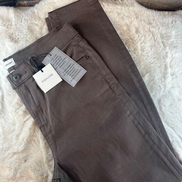 NWT Sneak Peek Women's Brown High Rise Jeans Size 5 (W27) - Picture 1 of 7